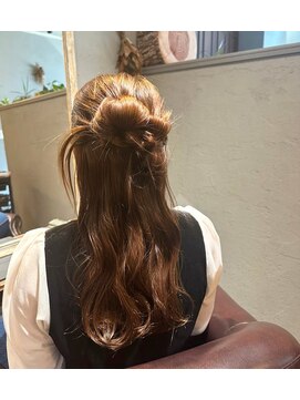 ソファ (sofa) ～ sofa ～ arrange × 韓国風ハーフアップ