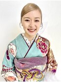 【中井千佳】成人式ヘアアレンジ♪