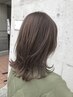 【ブリーチ無し】透明感ダブルカラー　￥12,000