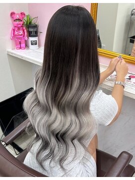 ディーシー 池袋店(D.C) カラー&エクステ同時施術OK