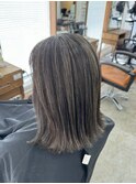 白髪ぼかしハイライトカラー 北千住 