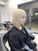 ラニシス ヘアー(Lanisis Hair) ホワイトブロンドでこの夏決まり！エクステオフ後のリーチカラー
