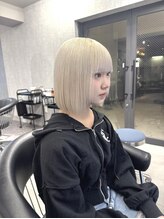 ラニシス ヘアー(Lanisis Hair) ホワイトブロンドでこの夏決まり！エクステオフ後のリーチカラー