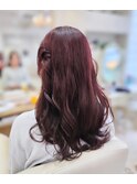 《HAIRZ》平田☆ボルドーカラー巻き髪スタイル
