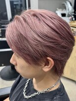 フイ 横浜センター北店(Hui)&nbsp;フェザーパーマ/グレーブルーカラー/刈り上げショートパンク