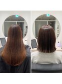 バッサリイメチェンカット+美髪ストレート【縮毛矯正】