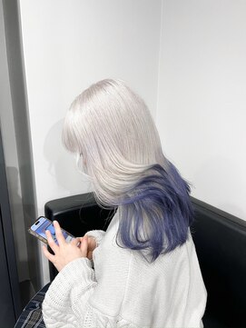 ベレーザ 渋谷(BELEZA) 13524ニュアンスデザインホワイトブロンドシルバーアッシュ