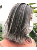 大人可愛い20代30代40代50代前下がりショートボブ丸みショート