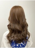 ブリーチなしアッシュベージュ