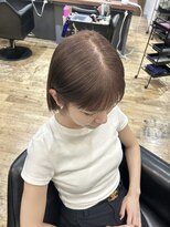 ミラ(MIRA)&nbsp;マロンカラー／秋カラー／ブラウンカラー#ボブスタイル/梅田