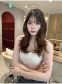 髪質改善*前髪ダークパープルロング顔まわり*美髪【Zina池袋】
