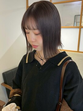 ニュアンスカラー【20代30代イルミナカラー/縮毛矯正/髪質改善】