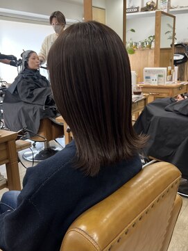 メアリー バイ メリー(marry by merry) 【立町メアリーバイメリー】☆外ハネボブ×くすみブラウン☆