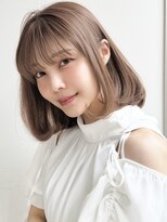 アグノス 青山(Agnos) 外ハネボブ薄めバングサイドバング大人ガーリーワンカール