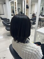 アッシュ 吉祥寺店(Ash)&nbsp;バッサリカットでくびれボブヘア