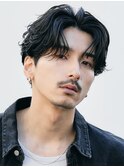 渋谷メンズパーマニュアンスパーマフェザーパーマセンターパート