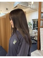 ディッセンバー 伊勢崎(December) 切りっぱなしボブ/ミニボブ/丸くないボブ/ヘーゼルベージュ