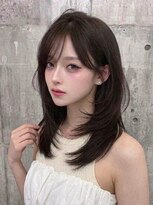 リティアンドビューティースタジオモッズシブヤ(LITTY&beauty studio M.O.D shibuya)&nbsp;レイヤーカット/グレージュ/髪質改善/烏丸