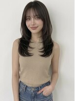 ユーフォリア 青山(Euphoria)&nbsp;髪質改善縮毛矯正◎シースルーバング 軽やかミディアムレイヤー