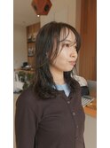 20代30代夏パーマ◎韓国風レイヤー小顔カット×透明感カラー
