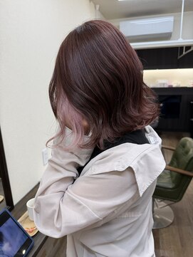 ヘアーラボラッシュ(Hair labo Rush) インナーピンク