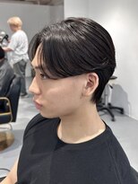 ボルド(Bordo) 曲がる縮毛矯正でつくるナチュラルセンターパート/アイロン無し