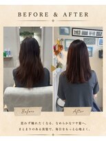 エルデ ナインズ ヘアー スタンド 川口店(elde 9's HAIR STAND)&nbsp;ミディアムヘア/ハッシュカット/グレージュ/レイヤーカット