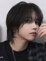 アンサー 原宿(ANSWER)&nbsp;原宿センターパートシースルーマッシュ韓国ヘアニュアンスパーマ