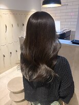 ザコーストバイネオリーブ 辻堂店(The coast by neolive) 艶やかな外ハネミディ オリーブベージュ