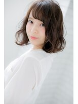 ローマ ギンザ(ROMA Ginza)&nbsp;『ROMA』艶ブラウン×抜け感ウェーブ大人かわいいナチュラルボブ