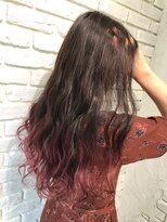 アジールヘア 池袋東口店(agir hair) 10,20代に人気/毛先のピンクが可愛いグラデーション【池袋】