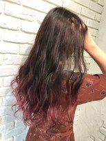 アジールヘア 池袋東口店(agir hair)&nbsp;10,20代に人気/毛先のピンクが可愛いグラデーション【池袋】