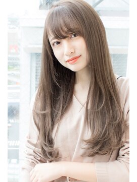 アフロート ギンザ(AFLOAT GINZA) AFLOAT明日香の 大人かわいい ベージュカラー ブランジュ 小顔