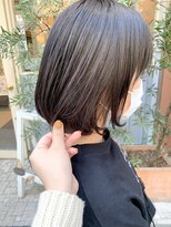 テトラ バイ ネオリーブ 横浜西口店(tetra by neolive)&nbsp;暗めでも重く見えない！ツヤと透明感のダークグレージュ♪