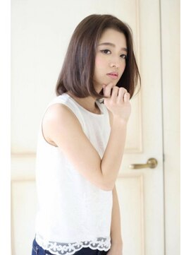 美容室 リーフ 竜南店(LeaF) ワンカールロブでお手入れ簡単☆大人かわいいミディ