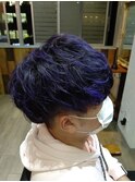 メンズパーマ&ハイライト