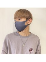 ニコフクオカヘアーメイク(NIKO Fukuoka Hair Make)&nbsp;「NIKO」ミルクティーベージュメンズマッシュ　福岡天神