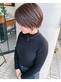 長め前髪が可愛い大人ショート*