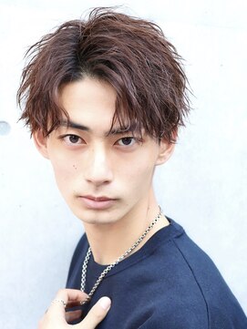 フレイバ 吉祥寺(FLAVA) ソフトツイストパーマ センターパート ツイストスパイラル