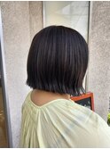 切りっぱなしボブ