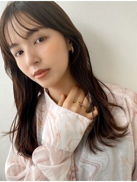 キートス(Kiitos) 【#秘密は後れ毛】ニュアンスロング