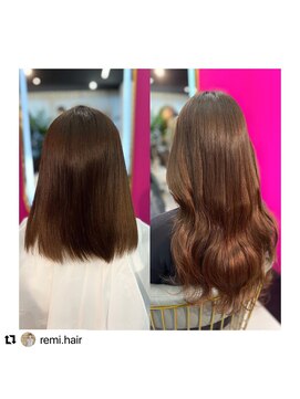 ルフレ 新宿本店2nd(Reflet) お客様カタログ＃新宿髪質改善ブリーチハイトーンエクステ韓国