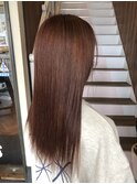 髪質改善×オレンジブラウン
