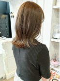 福山市美容室人気caary大人セミディオリーブベージュ
