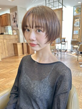 ビュートリアム 南青山(BEAUTRIUM) マッシュショート 顔まわりレイヤー 顔まわりカット 似合わせ