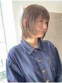 ウルフボブ/ボブ/顔まわりレイヤー/ウルフカット