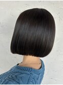 ツヤツヤぱっつんボブ