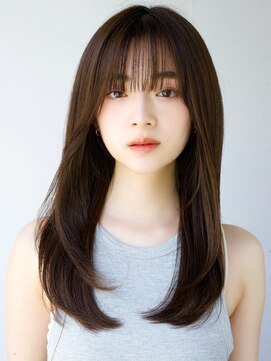 レノラ 本町(LENORA) レイヤーカットレイヤーロングヌーディベージュアースカラー