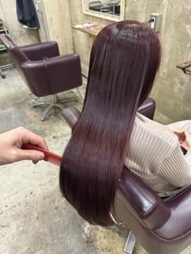 ヘアカロン 熊本本店(Hair CALON) レッドカラー/ブリーチなし