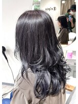 エルピス 中央林間店(elpis)&nbsp;透明感ブリーチなし白髪ぼかし